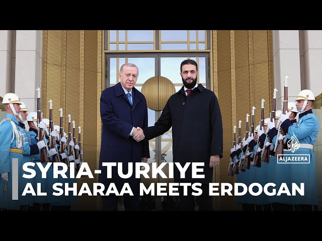 Syria’s al-Sharaa, Turkiye’s Erdogan talk Kurdish fighters, defence pacts