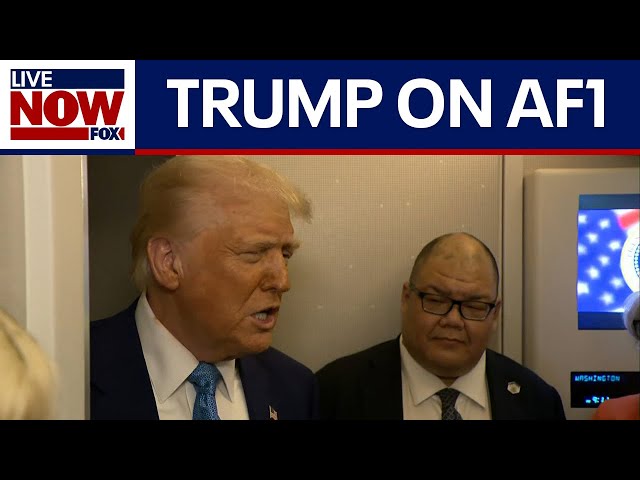 WATCH: Trump answers questions aboard AF1 | LiveNOW from FOX