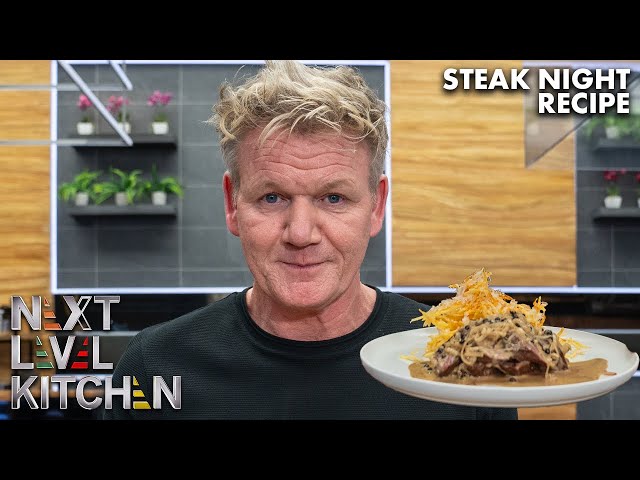 Gordon Ramsay Cooks Up a Simple Steak Dinner with Fries!