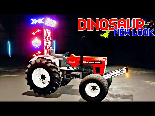 Dinosaur 🦖 New look Tractor New Update farming simulator indian tractor New Tractor Game