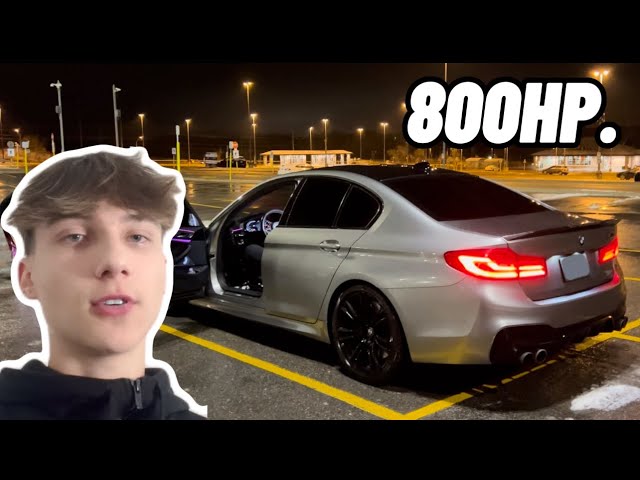 DRIFTING A 800HP BMW M5 Comp At 1AM!