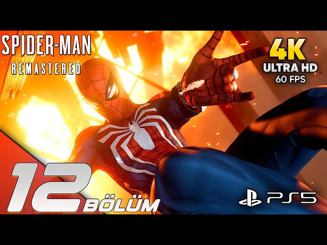 ÖRÜMCEK ADAM HAYAT KURTARIYOR | SPİDER-MAN REMASTERED PS5 4K 60FPS ULTRA HD OYNANIŞ BÖLÜM 12