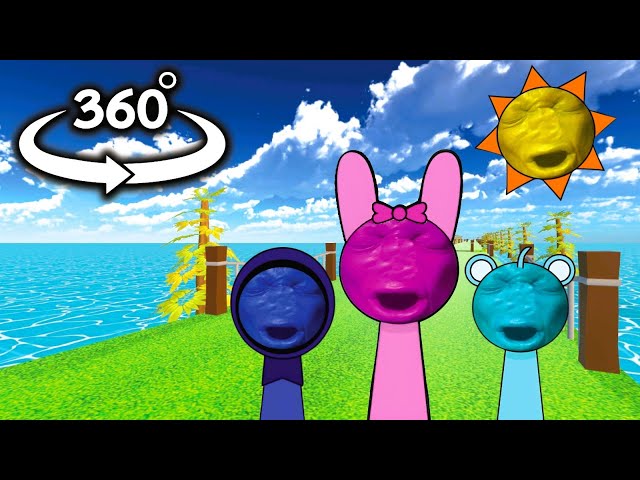 360°  Cursed Incredibox Sprunki (Plankton meme parody) | VR / 8K