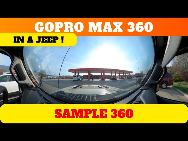 Sample 360 Degree Footage shot in a Jeep - USE MOUSE/MOVE CAMERA!