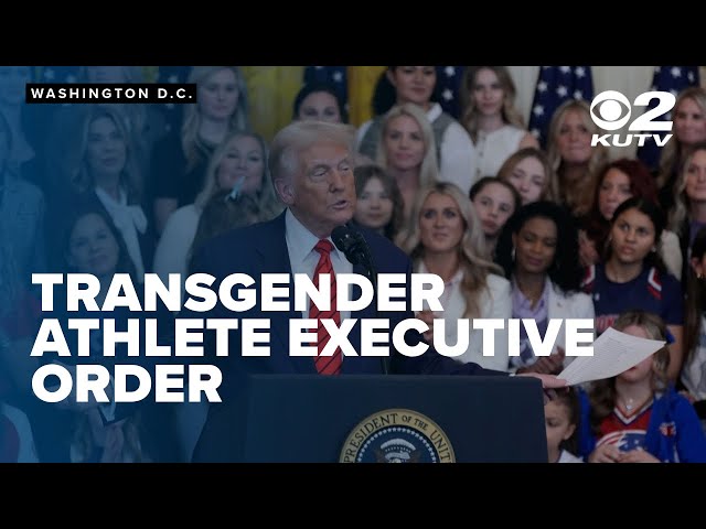 Trump's executive action on transgender athletes sparks legal challenges