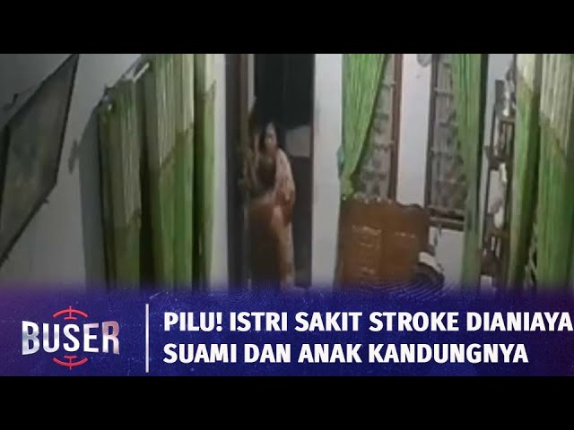 Terekam CCTV! Suami di Brebes Tega Aniaya Istrinya yang Sakit Stroke | Buser