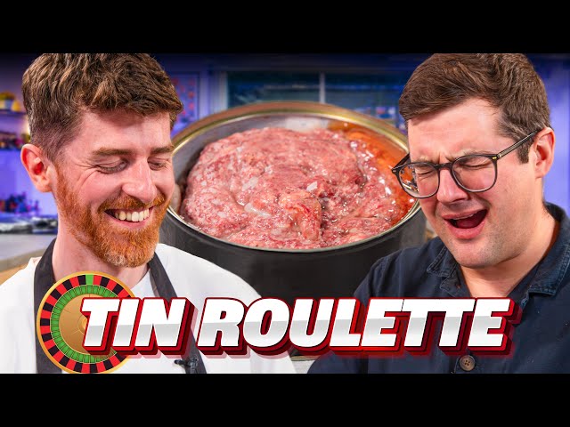 Chef vs Chef: Make a dish using 3 RANDOM tins | Tin Can Roulette