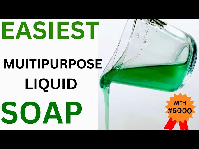 How To Make Multipurpose Liquid Soap At Home #diy #liquidsoap