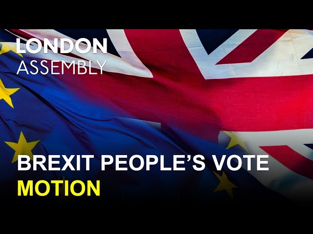 London Mayor should support people's vote on Brexit