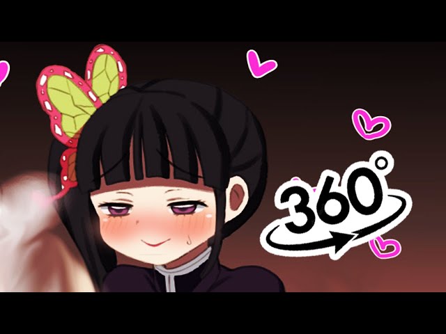 💖 Kanao Tsundere confesses her love to Tanjiro 💖 Romance Tanjiro x Kanao in Demon Slayer VR anime vr