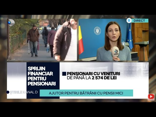 Stirile Kanal D - Guvernul incearca sa se revanseze fata de pensionari | Editie de pranz