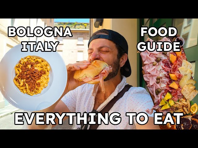 6 MUST EAT Restaurants in Bologna Italy! (restaurant guide) | Jeremy Jacobowitz