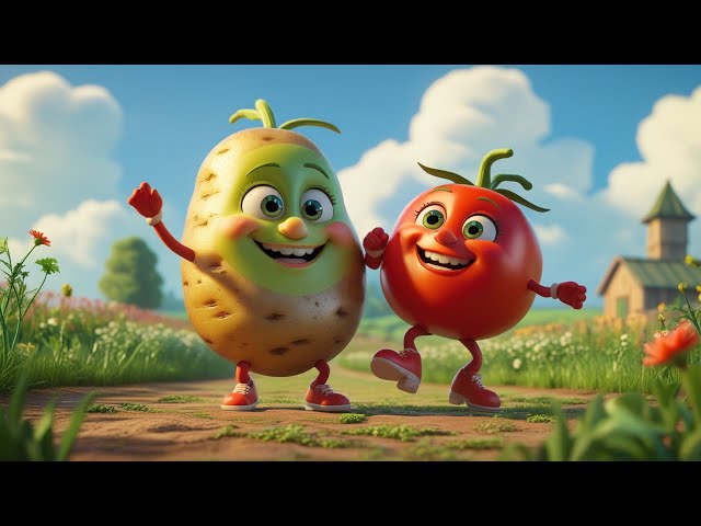 Potato and tomato Fun Adventures 2 🍅🥔🥔!!Masti with Potato and Tomato! Nursery and kids song…