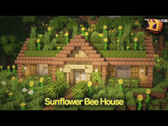 [Minecraft Tutorial] 🌻 Cozy Sunflower Bee House 🐝