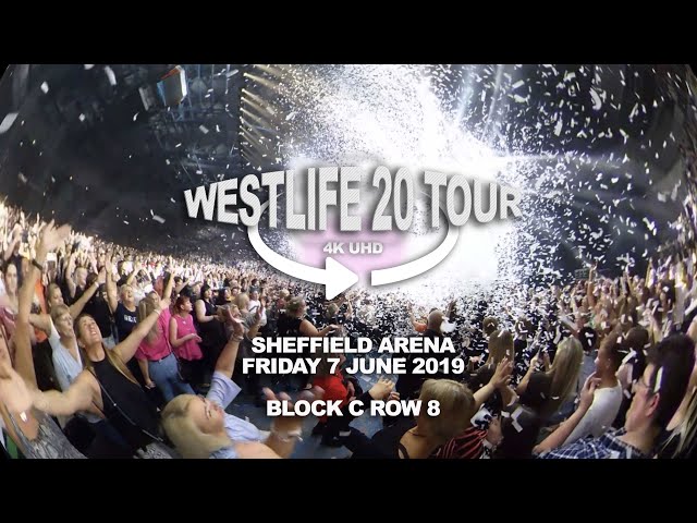 Westlife 20 Tour Sheffield Arena 7 June 2019 4K UHD