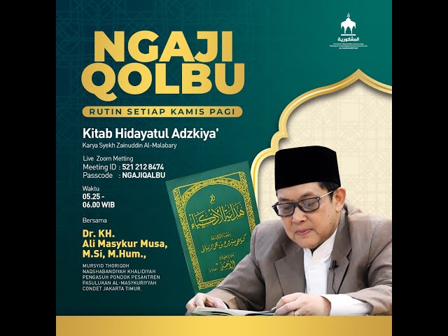 🔴NGAJI QALBU RUTIN KAMIS PAGI BERSAMA DR. KH. ALI MASYKUR MUSA [05/01/2023]