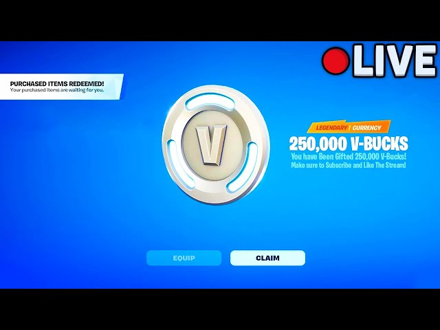 🔴 FORTNITE LIVE 100,000 FREE V-BUCKS + BATTLE PASS GIVEAWAY! (FORTNITE V-BUCKS GIVEAWAY LIVE)