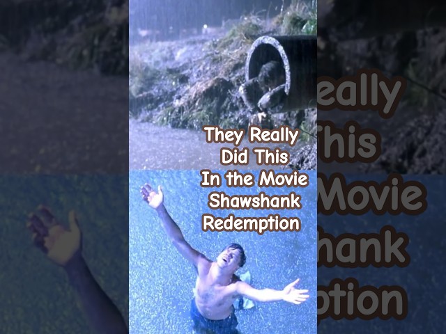 Would You Crawl 500'  Sewage for your freadom? The Real Filming Technique Shawshank Redemption Used