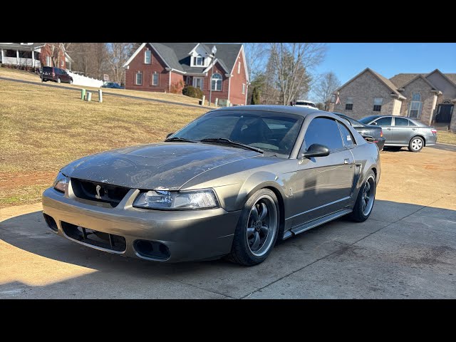 driving my 2001 mustang cobra for the first time after almost 2 months!