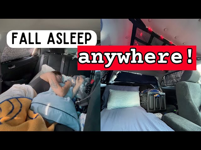 How to Reduce ANXIETY and SLEEP ANYWHERE #carcamping