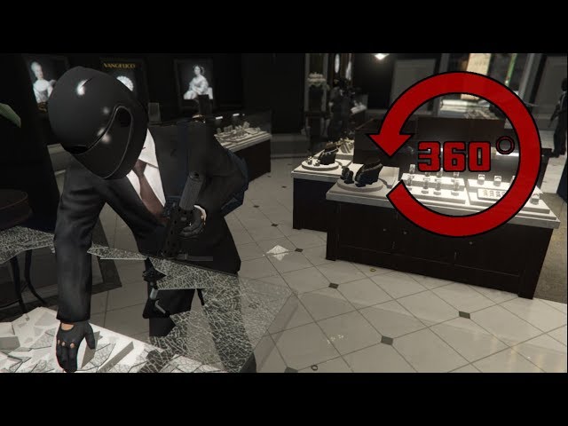 The Jewel Store Job in 360° - GTA V VR