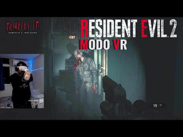 Resident evil 2 REMAKE - AO VIVO  Modo VR  LADO A / Explorando os esgotos