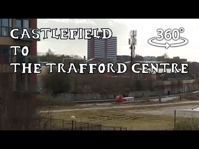 Castlefield Basin to The Trafford Center by narrowboat on the Bridgewater Canal. 🚢 in 360 video.