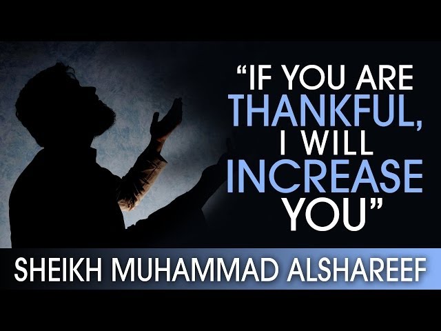 'If You Are Thankful - I Will Increase You' ᴴᴰ ┇ #Promises ┇ by Sheikh Muhammad Alshareef ┇ TDR ┇