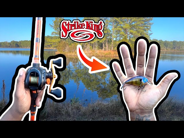 Using STRIKE KING Bluegill imitation To Catch BASS ! @StrikeKingLure