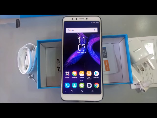 Unboxing the Infinix Hot 6 Pro.