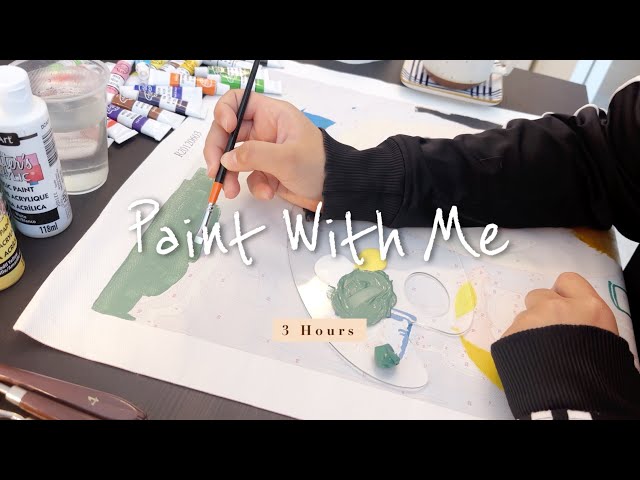 ASMR 3-Hour Paint With Me | Classical Music