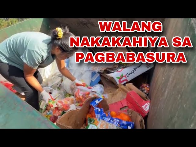 Dumpster diving walang nakakahiya sa pagbabasura ang importanti hindi naisalba ang mga pagkain