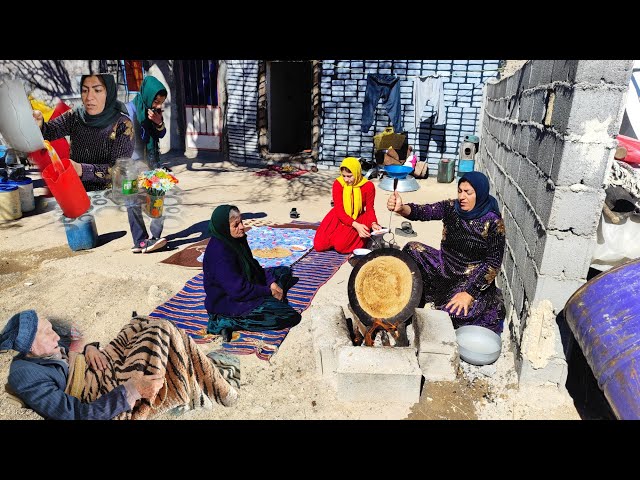 Nomadic Life: Baking Wheat Bread for a Warm and Delightful Breakfast in a Cozy Place (Iran) 2025