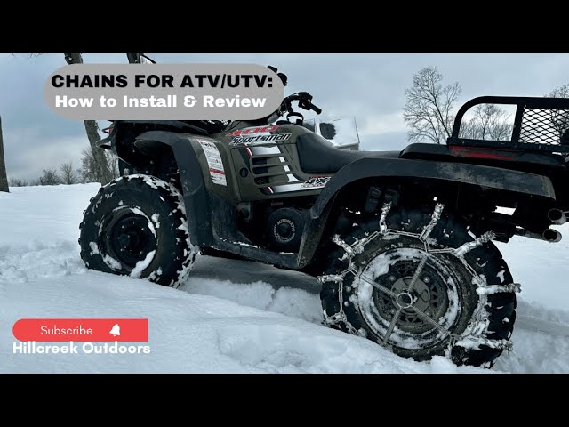 How to install & Review Chains for UTV & ATV