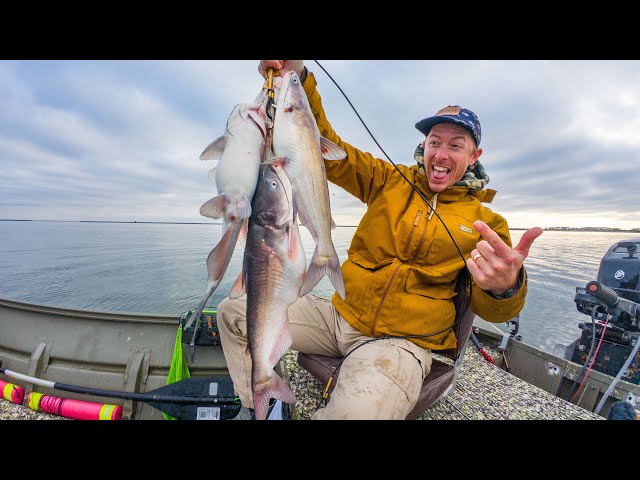 Drift Fishing for Deep Winter Catfish