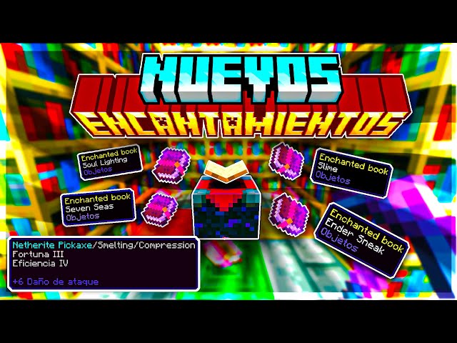 🔮 15 NUEVOS ENCANTAMIENTOS | GUÍA COMPLETA para Minecraft Pe/Be +1.20 | FUNCIONAN CON LOS VANILLAS 🪄