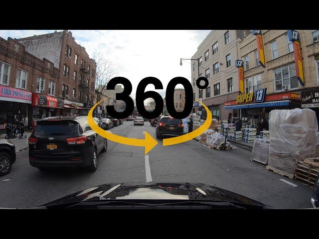 360° NYC State of Emergency : Driving Borough Park, Brooklyn (April 5, 2020)