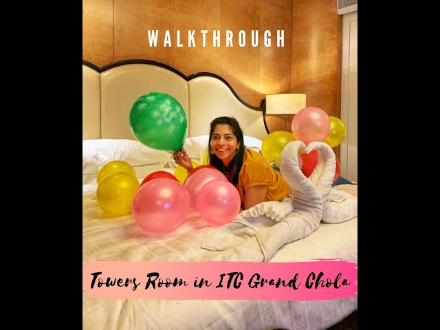 Walkthrough at Towers | ITC Grand Chola | Luxury Staycation in Chennai #shorts