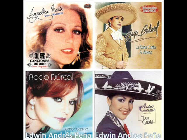 Las 4 Damas De La Ranchera Angelica María Ana Gabriel Roció Dúrcal Y Aida Cuevas Grandes Éxitos