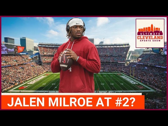 Is Jalen Milroe a REALISTIC POSSIBILITY for the Browns at #2 after the promotion of Tommy Rees?