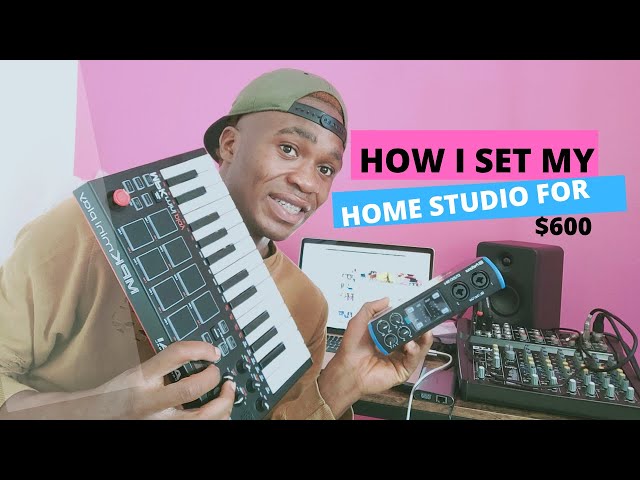 7 Minutes on how to set a home studio