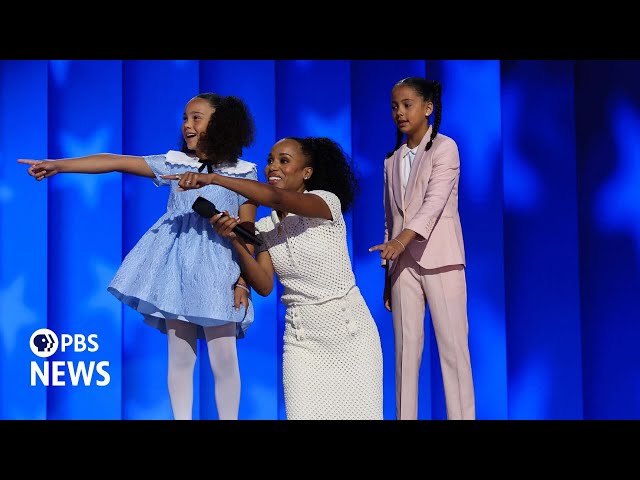 WATCH: How to pronounce Kamala Harris, according to her nieces | 2024 DNC Day 4