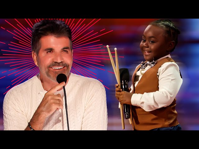 ADORABLE Kid Drummer SHOCKS the AGT Judges!