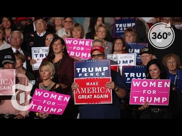 In the Media Pen at a Trump Rally | The Daily 360 | The New York Times