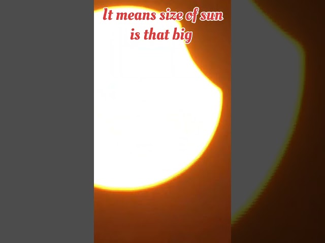 Can you guess the size of sun @CrazyFacts-d #facts #youtube #shorts