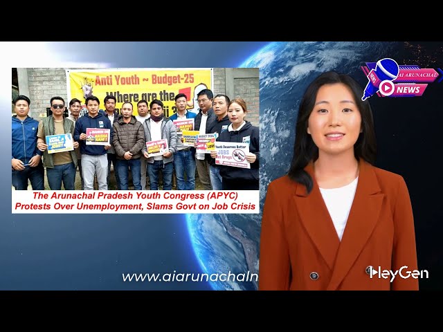 Arunachal Pradesh Youth Congress (APYC) Protests Over Unemployment, Slams Govt on Job Crisis