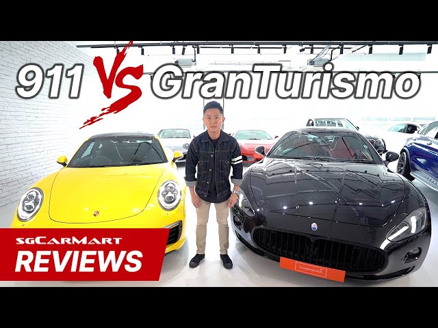 Porsche 911 VS Maserati GranTurismo Shootout feat. Supreme Cars  | sgCarMart Reviews