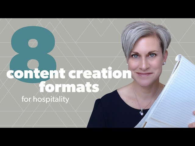 Content Creation Tips for Hospitality