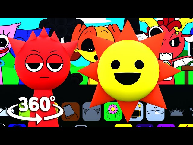 Incredibox Sprunki 360° - CINEMA HALL | 4K | VR | 360