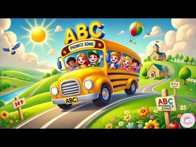 ABC Kid's Song | Phonics Song | Shapes, Colour, Number, Fruits Song | A for Apple |Kiddos Study Zone